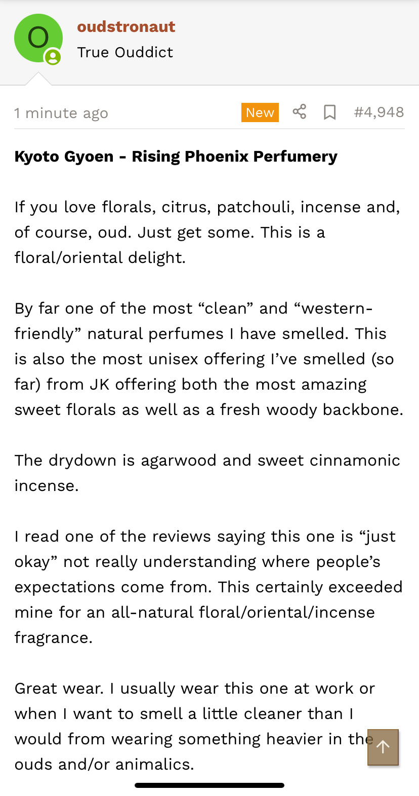 Kyoto Gyoen 2021 Attar : Scent of the Japanese Imperial Garden