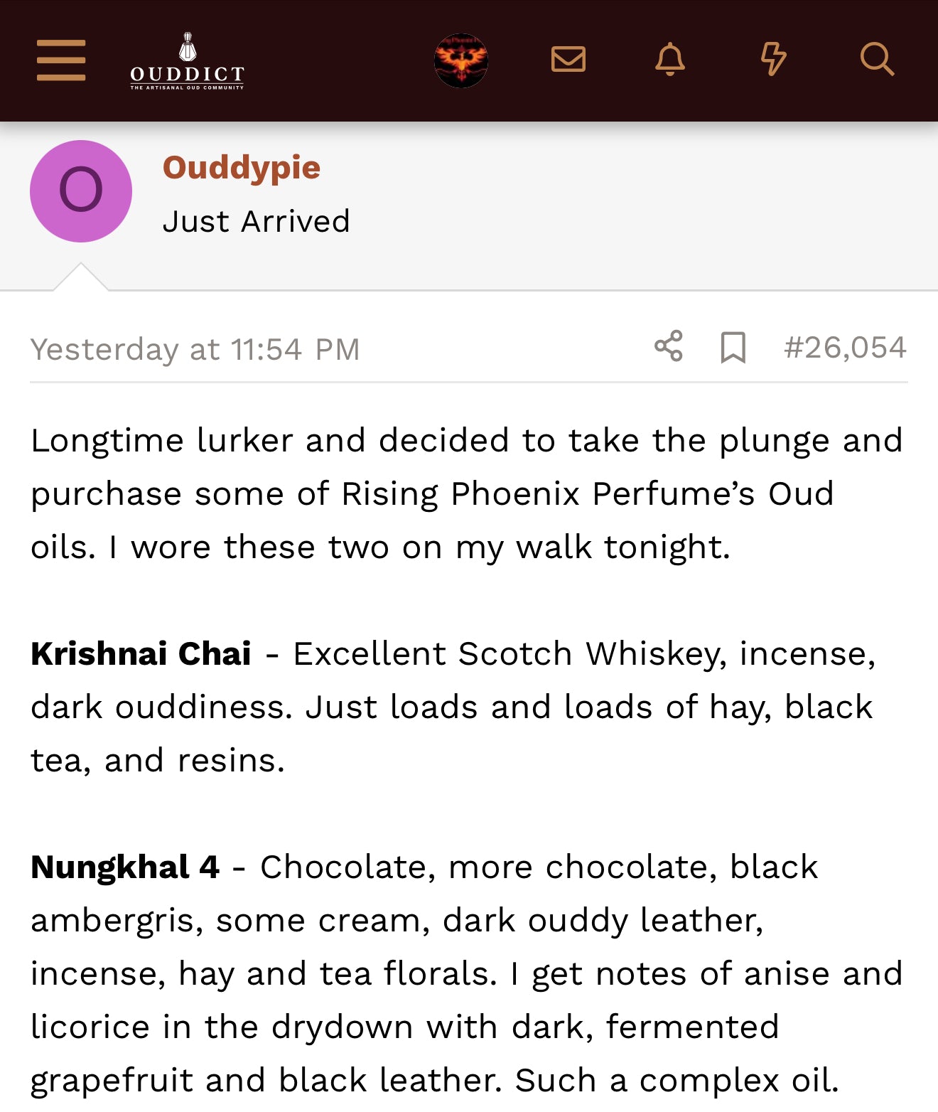 Krishnai Char 2016 : Pure Hindi Oud Oil