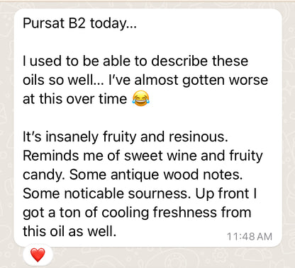 Pursat 2018 Batch 2: Pure Cambodian Organic Oud Oil
