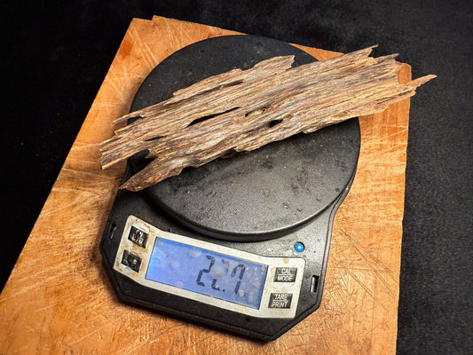 Wild Old Tree Indian Hindi Agarwood - Hmarkhawlien, Assam / Manipur Border (22 grams)