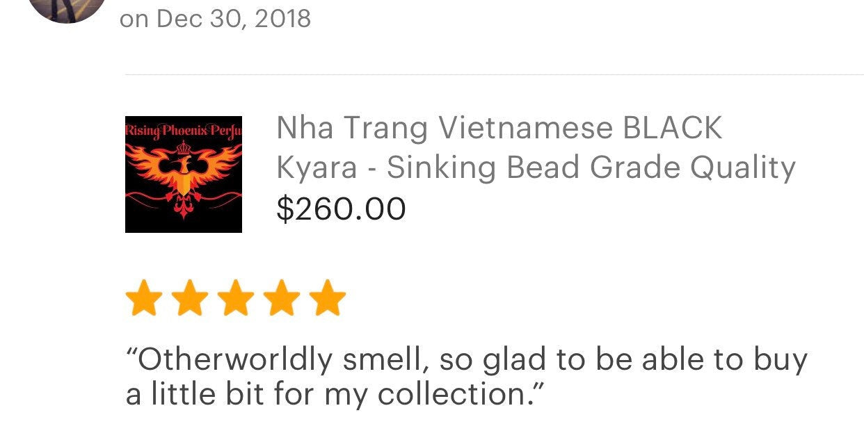 Black Japanese Kyara - Nha Trang Vietnamese BLACK Kyara - Sinking Bead Grade Quality Kynam **New 2020 Batch - RisingPhoenixPerfumery.com