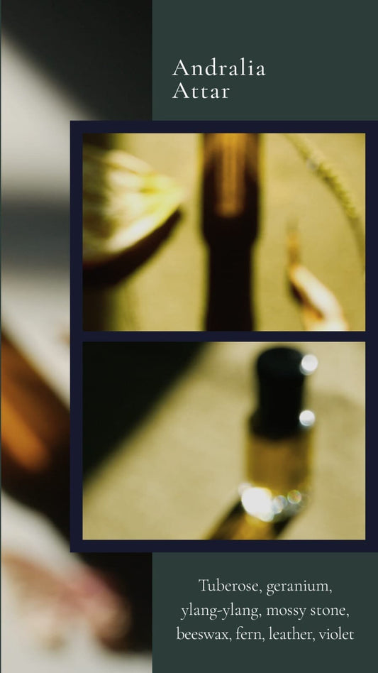 Andralia Attar 2020 : Collaboration - The Perfume Chronicles and Rising Phoenix - Vintage Caron - RisingPhoenixPerfumery.com