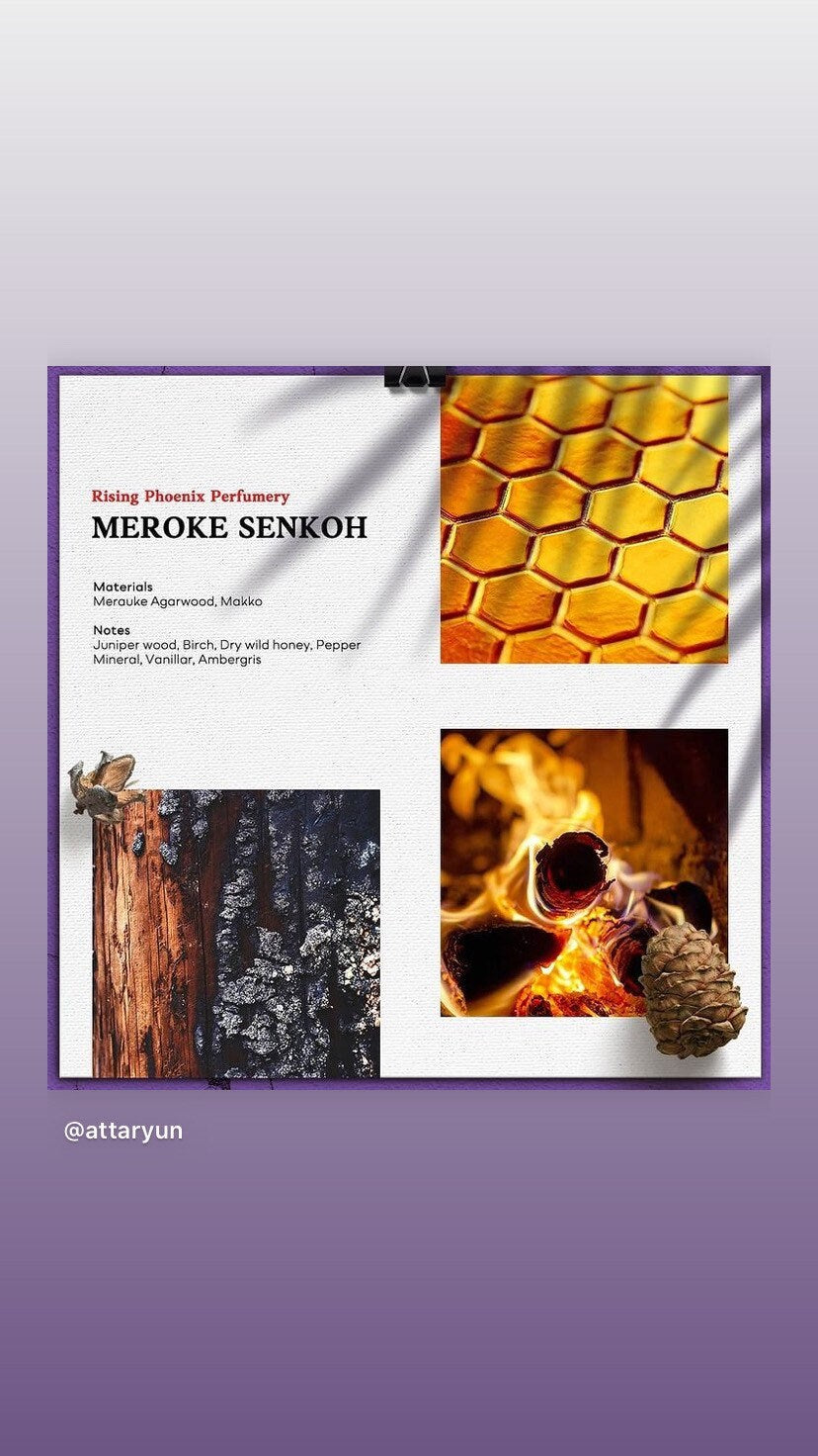 Meroke Senkoh - Papua Merauke Incense Sticks 2020 Batch 1 - Indonesia Series - RisingPhoenixPerfumery.com