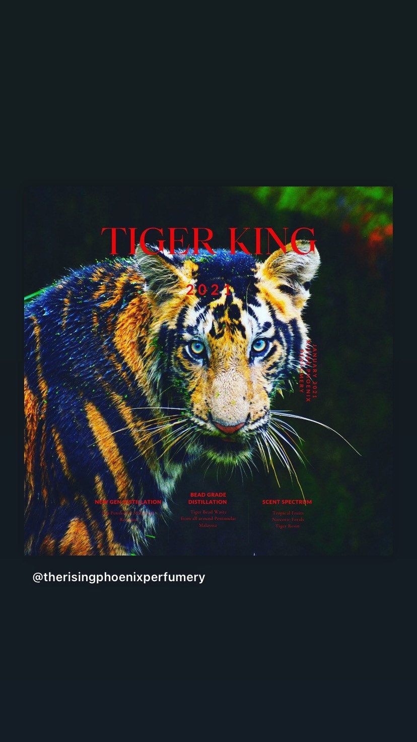 Tiger King II 2021 - TK2 Bead Grade Malaysian Tigerwood Pure Oud Oil - RisingPhoenixPerfumery.com