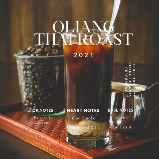Oliang Thai Roast 2021 - Pure Biodynamic Khao Yai Oud Oil - RisingPhoenixPerfumery.com
