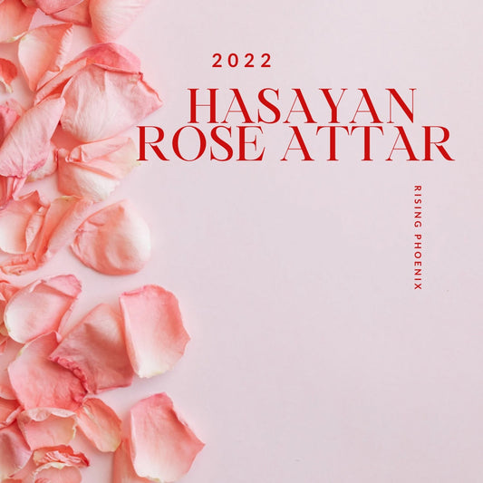 Hasayan Rose Attar 2022 - Traditional Indian Attar - RisingPhoenixPerfumery.com