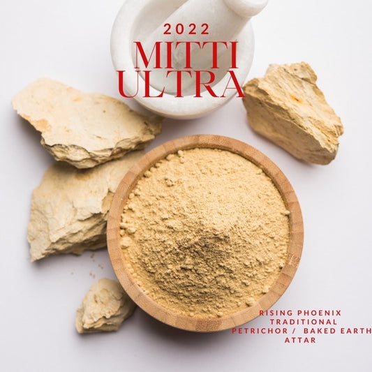 Mitti Ultra Attar 2022 : Premium Distilled Earth Oil - Scent of Monsoons - Petrichor - Kannauj - RisingPhoenixPerfumery.com