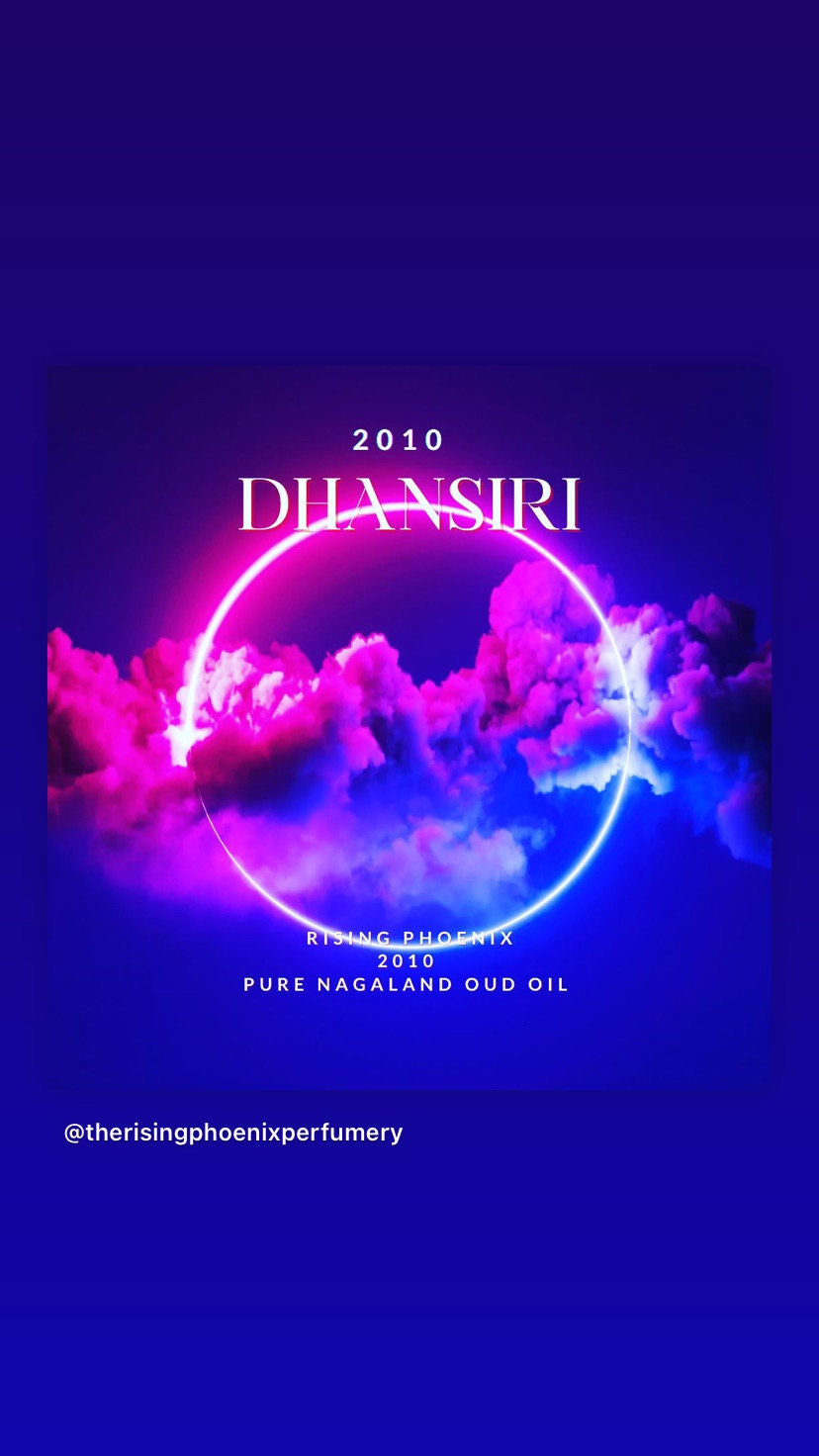 Dhansiri 2010 : Nagaland Hindi Oud Oil - Traditional Wood Fired Indian Dehn al Oudh - Pure Artisan Oud Oil - Rising Phoenix Perfumery - RisingPhoenixPerfumery.com