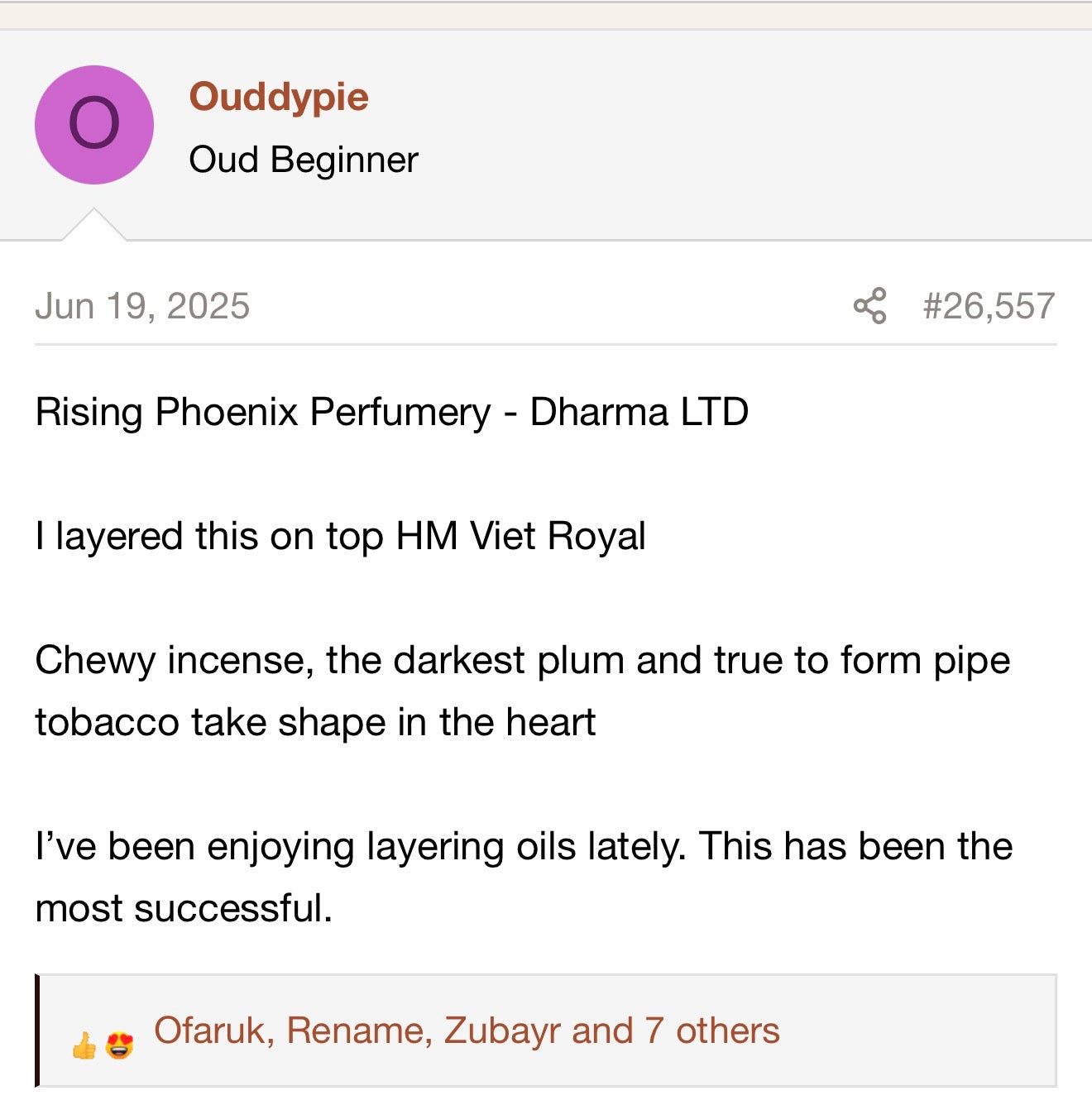 Dharma LTD 1992 - Vintage Wild Thai Subintegra Pure Oud Oil
