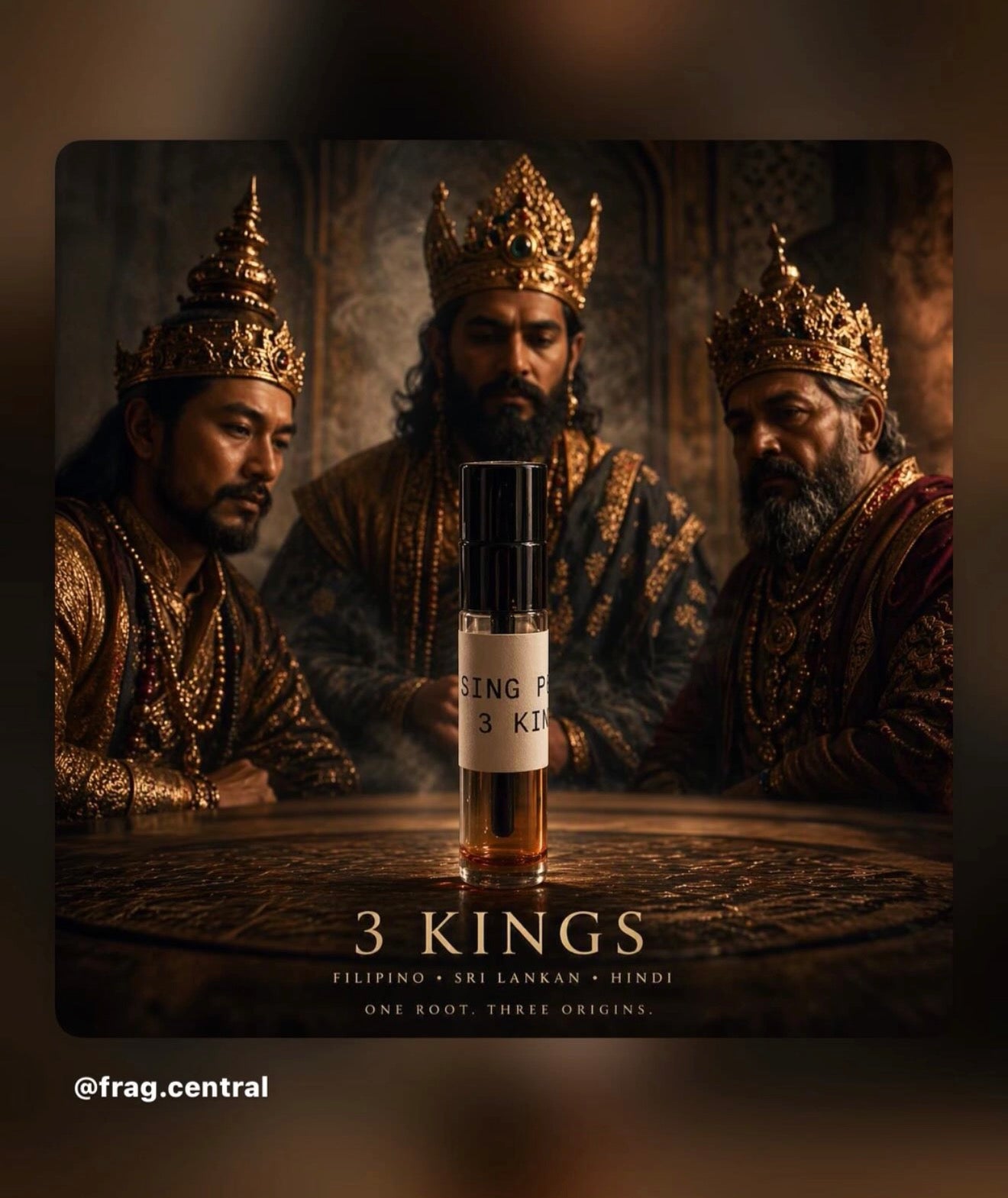 3 Kings 2022 : Filipino - Sri Lankan - Indian Co-Distilled Pure Oud Oil