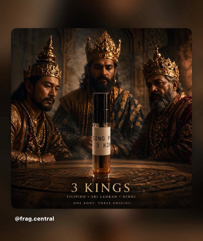3 Kings 2022 : Filipino - Sri Lankan - Indian Co-Distilled Pure Oud Oil