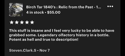 Birch Tar 1840's : Relic from the Past - 10 Year Anniversary Special Release