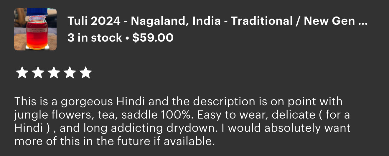 Tuli 2024 - Pure Nagaland Hindi Oud Oil
