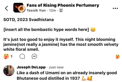 2023 Svadhishtana Ateek : Vintage 1937 Oud and 1960's Nocturnum Oil - Sacral Chakra - Bhutan Hindi Dehn al Oudh