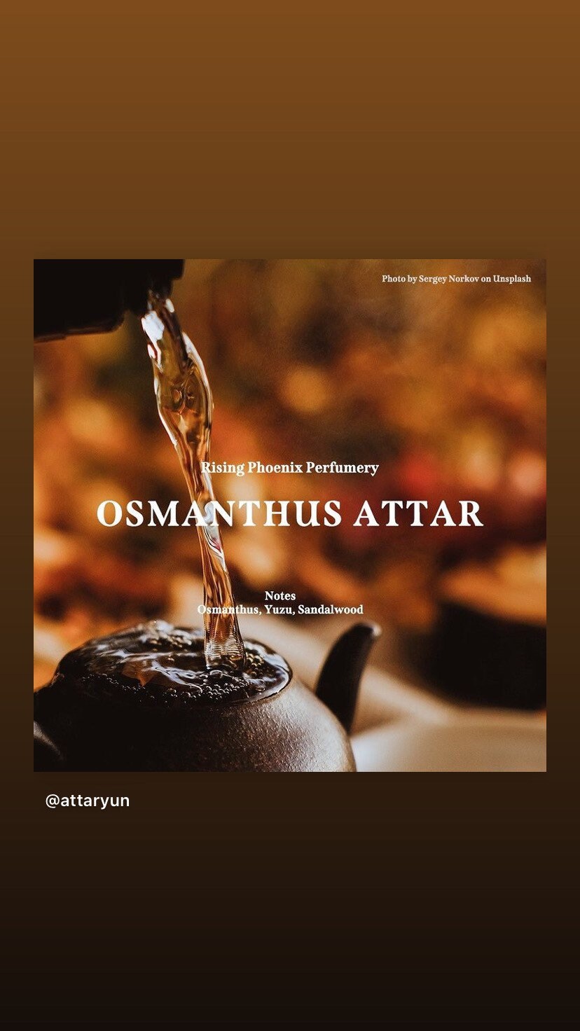 Osmanthus Attar (Fragrant Olive) 2020