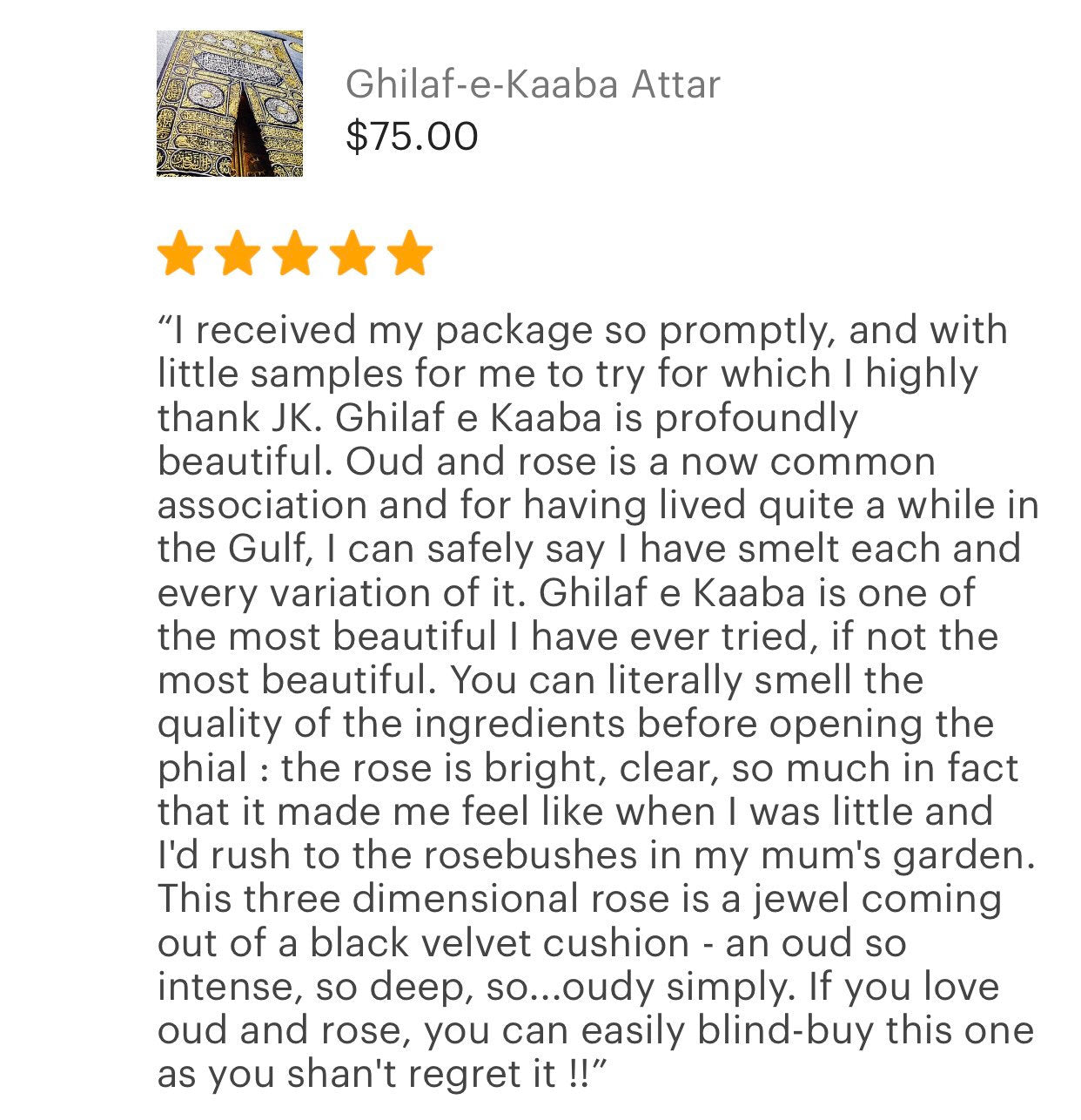 Ghilaf-e-Kaaba Attar - RisingPhoenixPerfumery.com