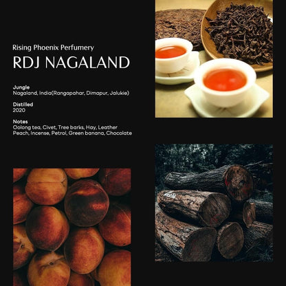 RDJ 2020 Nagaland Oud : Rangapahar, Dimapur, and Jalukie Co-distillation - Pure Wild Hindi Oud Oil - RisingPhoenixPerfumery.com