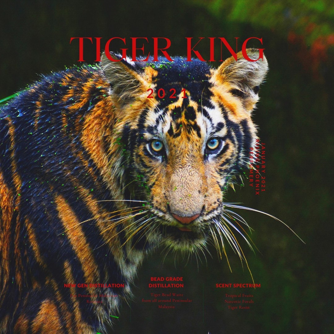 Tiger King II 2021 - TK2 Bead Grade Malaysian Tigerwood Pure Oud Oil - RisingPhoenixPerfumery.com