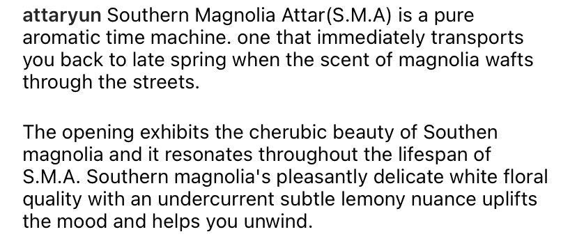 Southern Magnolia Attar 2021 : Shibui Series - RisingPhoenixPerfumery.com