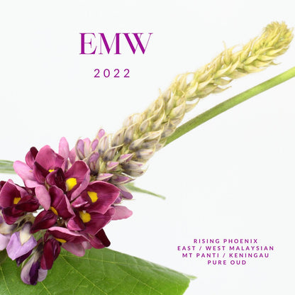 EMW 2022 : West Malaysian Mount Panti Co-Distilled with Sabah Keningau - East Meets West - Pure Dehn al Oudh Oil - Pure New Gen Oud Oil - RisingPhoenixPerfumery.com