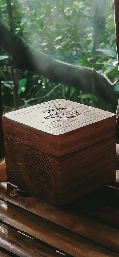 Subitism Burner Pack - The BEST Electric Incense Heater on the Internet! Oak/Yakisugi Finish - Japanese/Kodo Style - Rising Phoenix - RisingPhoenixPerfumery.com